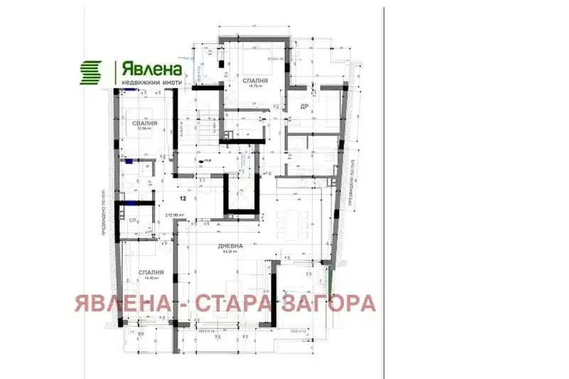 4-bedroom apartment in Stara Zagora, Centyr