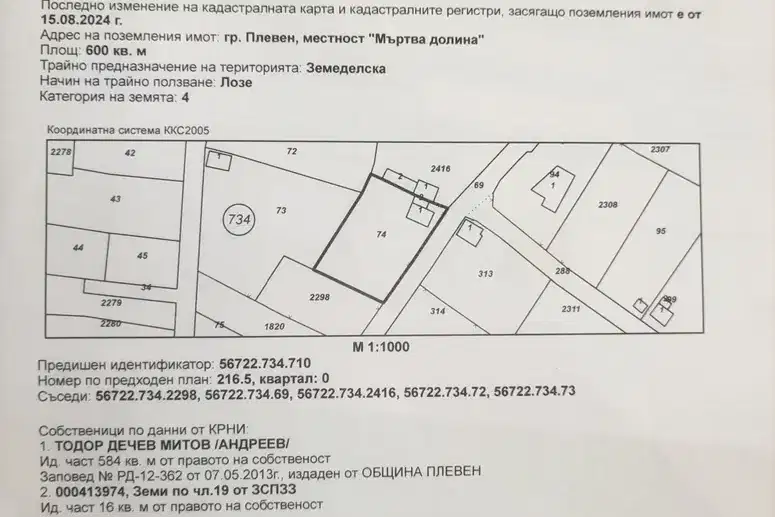 House in Pleven, Myrtva Dolina