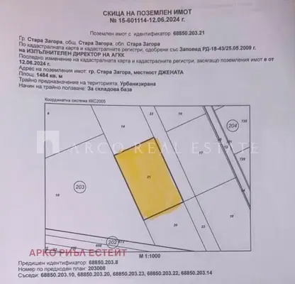 Снимка 2 — Парцел в Стара Загора, Индустриална зона - изток