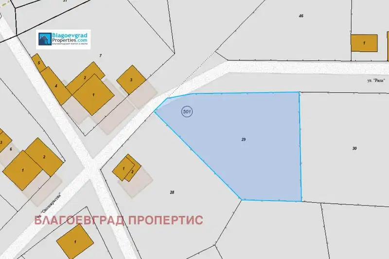 Парцел в Благоевград, с. Селище