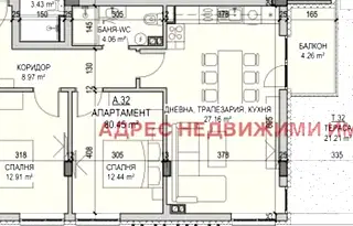 Тристаен апартамент в Стара Загора, Казански