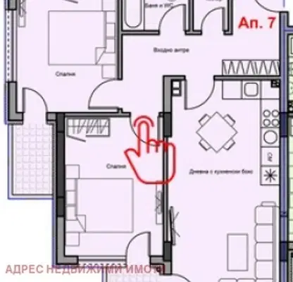 Снимка 2 — Тристаен апартамент в Стара Загора, Загорка