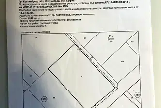 Парцел в София, Костинброд