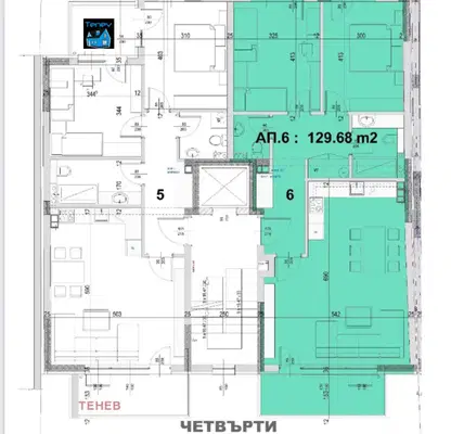 Снимка 2 — Тристаен апартамент в Стара Загора, Казански - изток