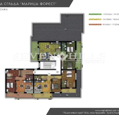 Снимка 4 — Тристаен апартамент в Пловдив, Кършияка