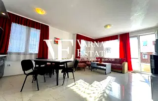 Тристаен апартамент с тераса и южно изложение в Бриз, Варна
