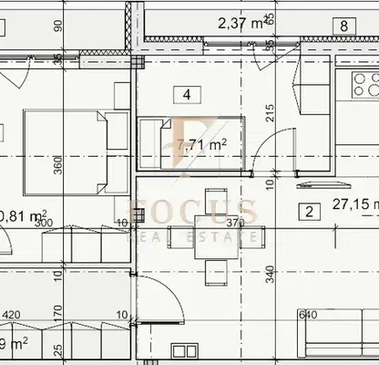 Снимка 2 — Тристаен апартамент в Пловдив, Коматево