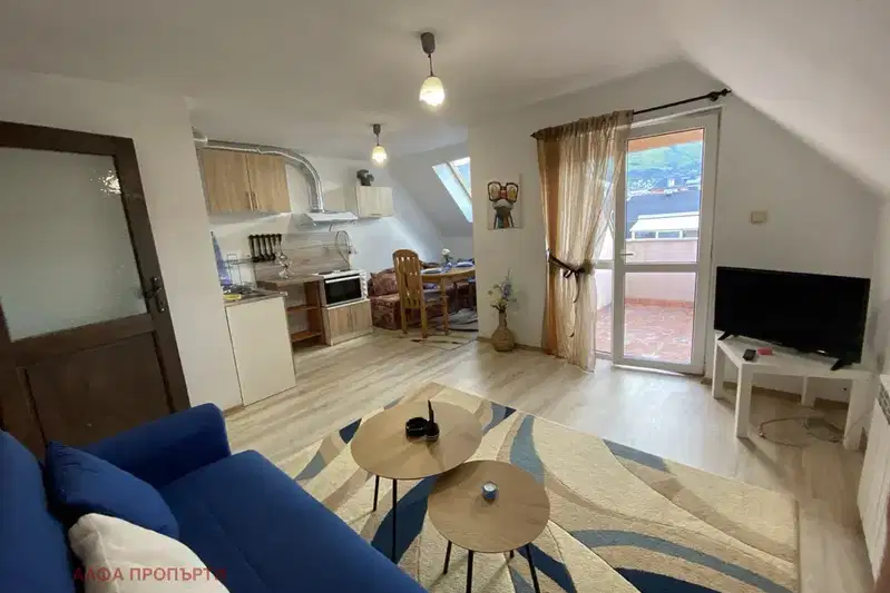 Sunny one-room apartment with south-facing terrace in Manastirski Livadi