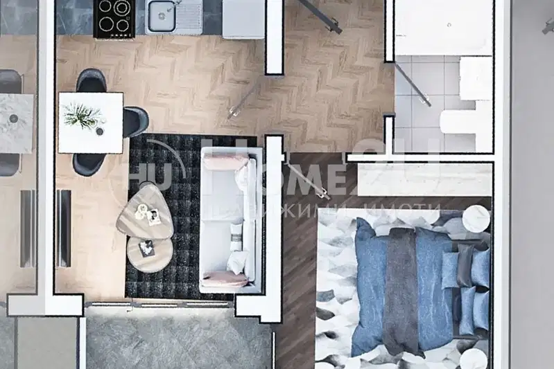 2-bedroom apartment in Sofiya, Zona B-19