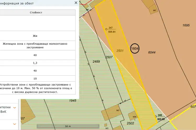 Парцел в София, Дървеница