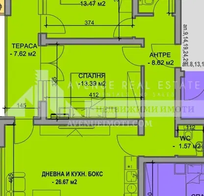 Снимка 3 — Тристаен апартамент в Пловдив, Кючук Париж