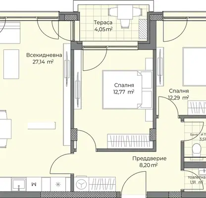 Photo 4 — 3-bedroom apartment in Plovdiv, Ostromila