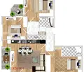 Снимка 2 — Четиристаен апартамент с три тераси в Кръстова вада, София
