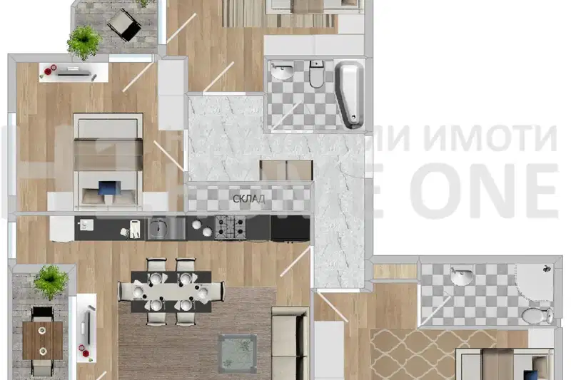 4-bedroom apartment in Sofiya, Krystova Vada