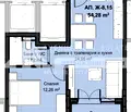 Снимка 3 — Двустаен апартамент в Пловдив, Христо Смирненски