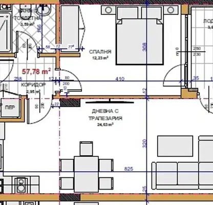 Photo 2 — 2-bedroom apartment in Stara Zagora, Samara 3