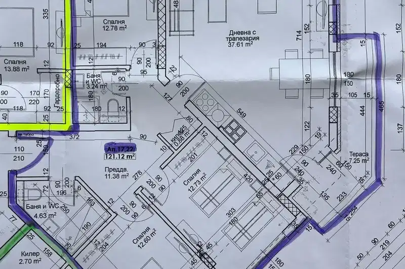 4-bedroom apartment in Plovdiv, Trakiya