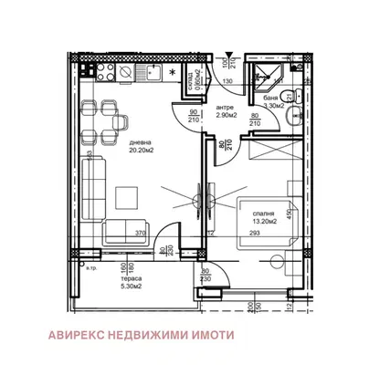 Снимка 4 — Двустаен апартамент в Пловдив, Беломорски