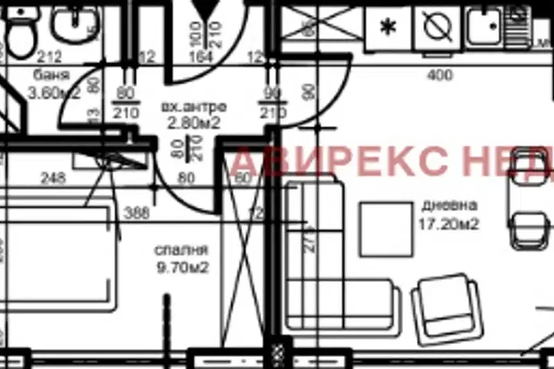 2-bedroom apartment in Plovdiv, Hristo Smirnenski