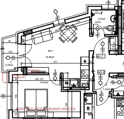 Photo 2 — 2-bedroom apartment in Plovdiv, Hristo Smirnenski