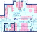 Снимка 3 — Двустаен апартамент в Пловдив, Каменица 2