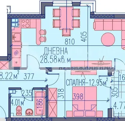 Снимка 3 — Двустаен апартамент в Пловдив, Каменица 2