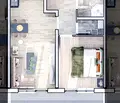 Снимка 2 — Двустаен апартамент в София, Люлин 10