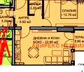 Снимка 2 — Двустаен апартамент в Пловдив, Остромила