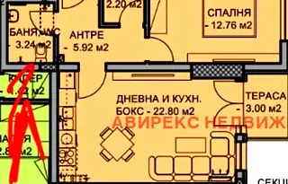 Двустаен апартамент в Пловдив, Остромила