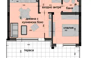 Двустаен апартамент в Пловдив, Остромила