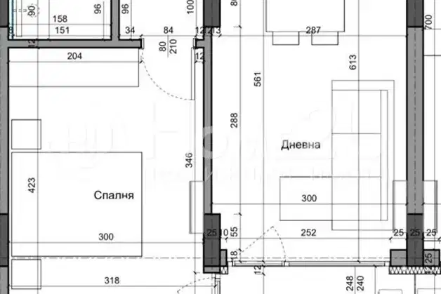 2-bedroom apartment in Varna, Troshevo