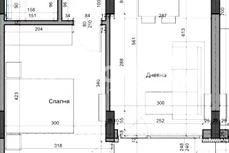 2-стаен апартамент с голяма тераса и южно изложение в Трошево, Варна