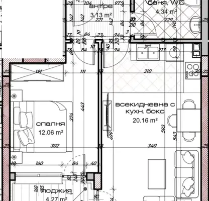 Photo 2 — 2-bedroom apartment in Varna, Vladislav Varnenchik 1