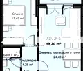 Снимка 3 — Двустаен апартамент в Пловдив, Западен