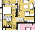 Снимка 2 — Двустаен апартамент в Пазарджик, Велин