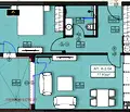 Снимка 2 — Двустаен апартамент в Пазарджик, Велин