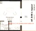 Снимка 2 — Едностаен апартамент в Пловдив, Кършияка