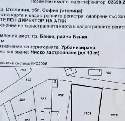 Снимка 4 — Парцел в Банкя