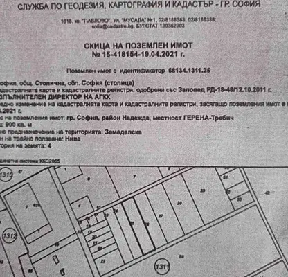 Photo 2 — Plot in Sofiya, Trebich