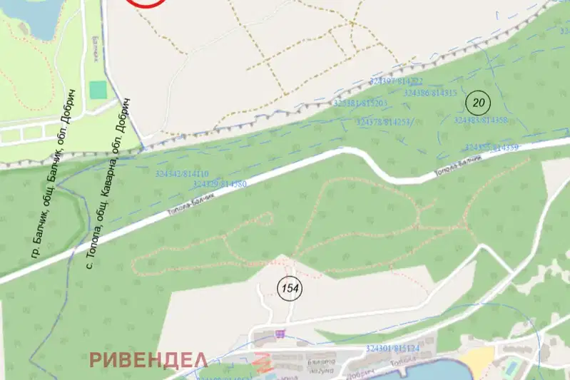 Парцел в Добрич, с. Топола