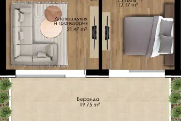 3-bedroom apartment in Plovdiv, Hristo Smirnenski
