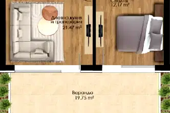 Тристаен апартамент в Пловдив, Христо Смирненски