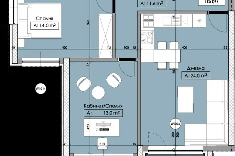 3-bedroom apartment in Plovdiv, Kyrshiyaka