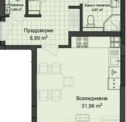 Снимка 2 — Тристаен апартамент в Пловдив, Кършияка