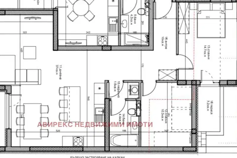 3-bedroom apartment in Plovdiv, Kyuchuk Parij