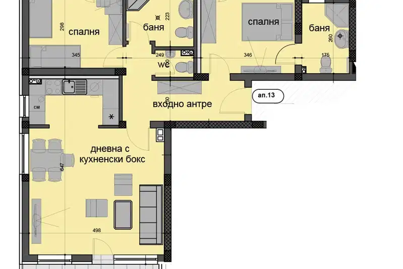 3-bedroom apartment in Plovdiv, Ostromila