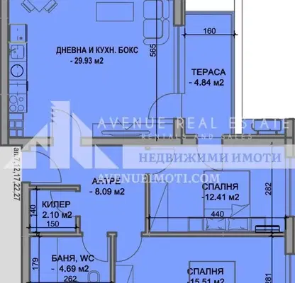 Снимка 3 — Тристаен апартамент в Пловдив, Южен