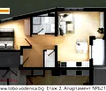 Снимка 2 — Двустаен апартамент в София, Дружба 2