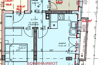 Двустаен апартамент с паркомясто в Остромила, Пловдив
