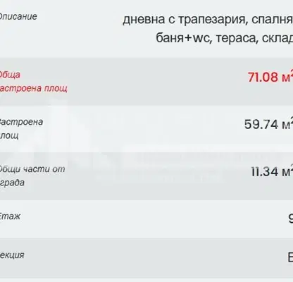 Снимка 5 — Двустаен апартамент в Пловдив, Тракия